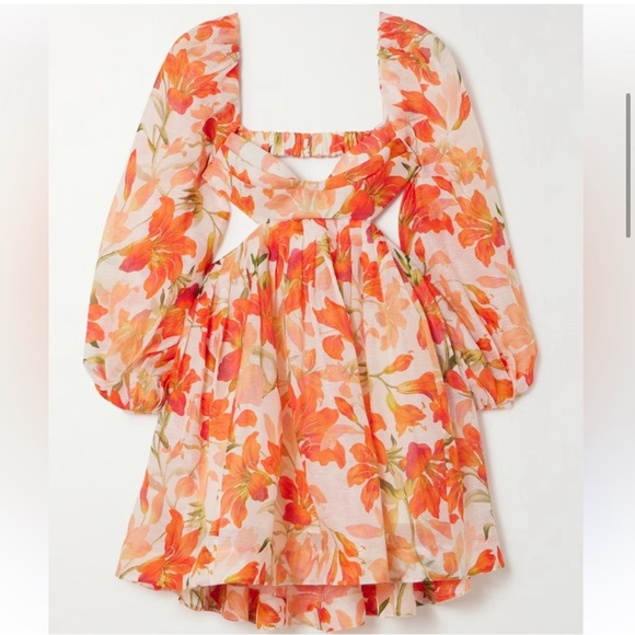 NWOT Zimmermann linen silk dress - Picture 5 of 13